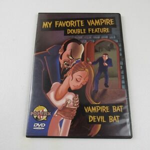 My Favorite Vampire Double Feature DVD Pop‎ Flix Vampire Bat Devil Bat
